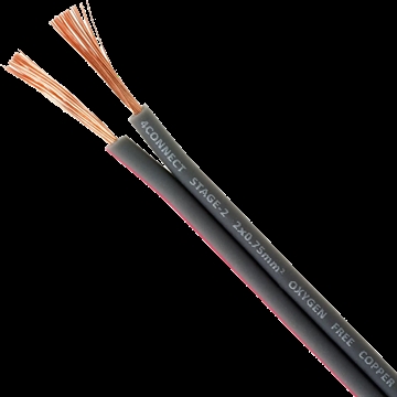 Højttalerkabel 0.75mm2 OFC, Lbm