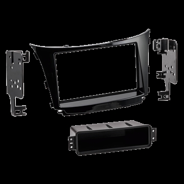 1-/2-DIN Radioramme til Hyundai i30 (GD) med navigation (Pianosort)