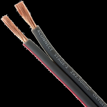 Højttalerkabel 2.5mm2 OFC, Lbm