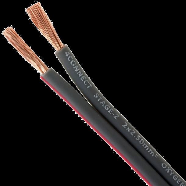 Højttalerkabel 2.5mm2 OFC, Lbm