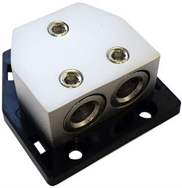 4Connect Fordeler blok til 3x20/50 mm² strømkabel forside/front uden cover