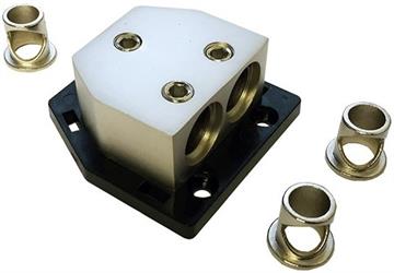 4Connect Fordeler blok til 3x20/50 mm² strømkabel profil forside/front