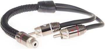 Phono Y-kabel 0.40 meter (1 hun og 2 hanner) Stage 3