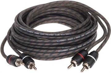 10mm² Kabelsæt til montering forstærker i bil phono kabel/cable