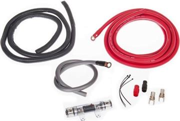 50mm² Kabelsæt til montering forstærker i bil kabler og sikring/cables and fuse