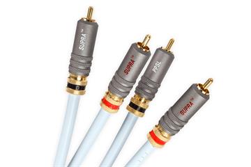 Supra Eff-Isl phono kabel 1 meter forside/front