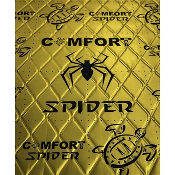 Comfort Mat Spider 3,5 mm Vibrationsdæmper 1 ark (500x700) 0,35 m2 Forside/Front