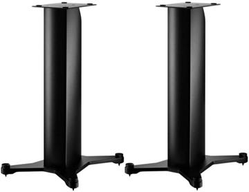Dynaudio Stand 20 Sort Højttalerstandere Sort profil forside/front