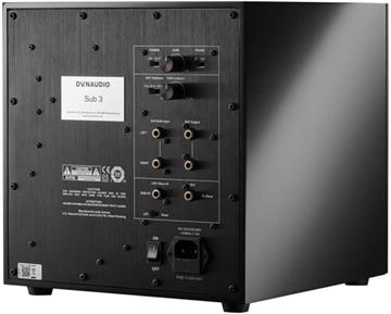 Dynaudio Sub 3 Sort 9" Aktiv subwoofer bagside/back