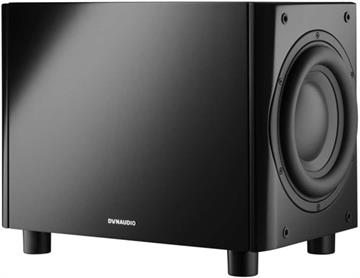 Dynaudio Sub 6 Sort 9" Aktiv subwoofer med DSP profil forside/front