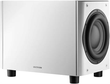 Dynaudio Sub 6 Hvid 9" Aktiv subwoofer med DSP profil forside/front