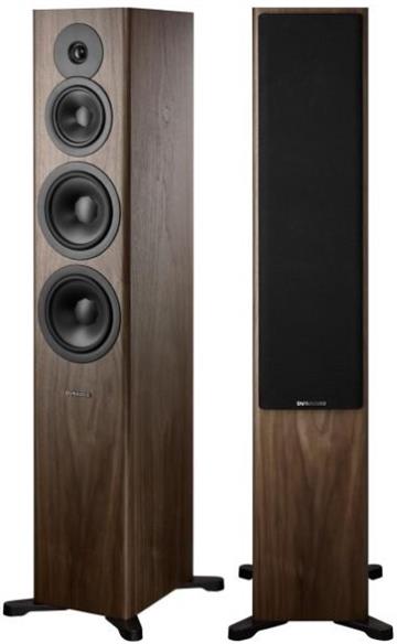 Dynaudio Evoke 50 Valnød Gulvhøjttalersæt profil forside/front