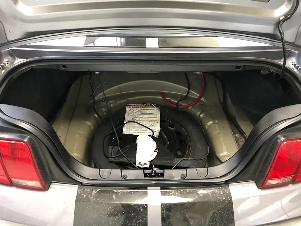 Custom Audio bilstereo monteringsbilleder Ford Mustang