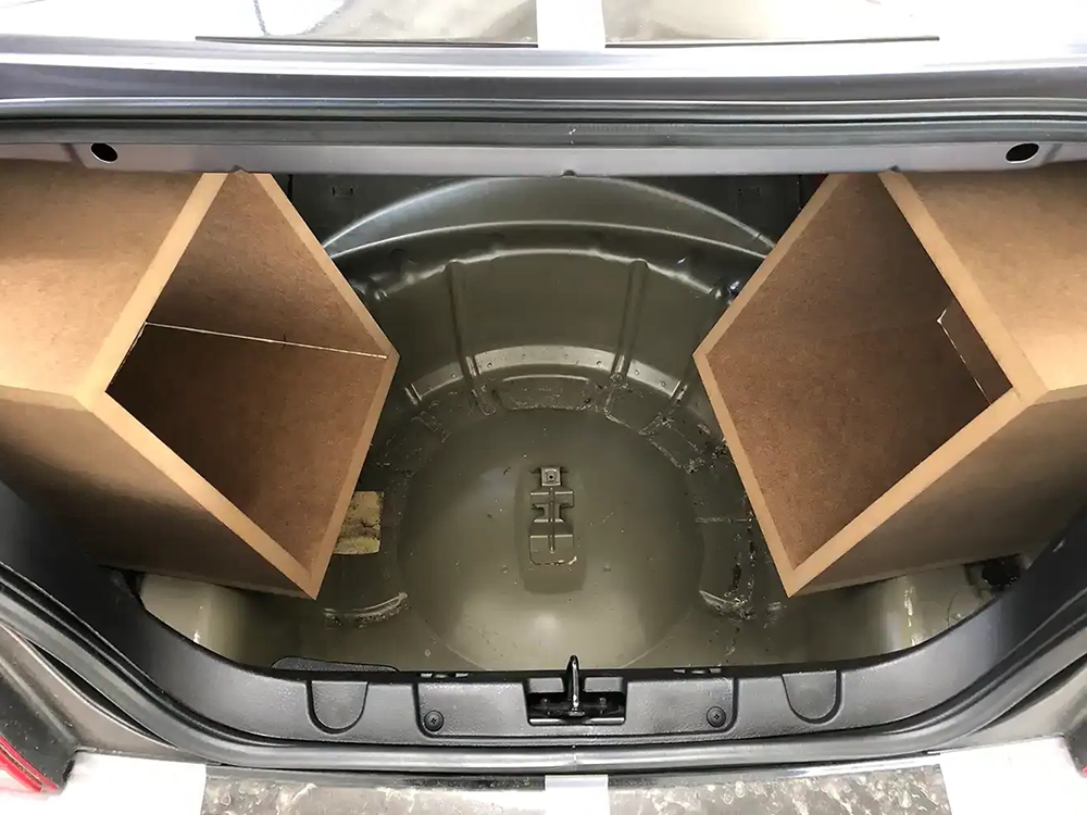 Custom Audio bilstereo monteringsbilleder Ford Mustang