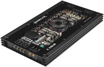 Helix C Four 4-kanals forstærker til bil forside/front