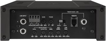 Helix M One X 12 Volt 1-kanals monoblok forstærker til bil side delefilter/site crossover