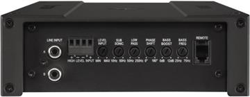 Helix M One 1-kanals monoblok forstærker til bil bagside delefilter/back crossover