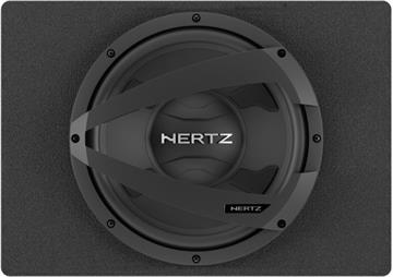 Hertz Dieci DBX 25.3 10" Subwoofer i kabinet til bil forside/front
