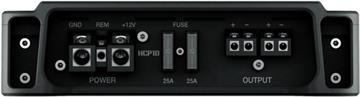 Hertz HCP 1D 1-kanals monoblok forstærker til bil side terminaler/site terminals