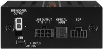 Match M 5.4DSP 5-kanals Plug & Play forstærker med 9-kanal DSP til bil indgange og udgange