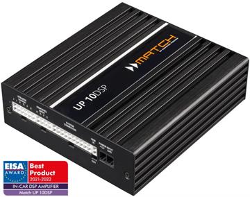 Match UP 10DSP 10-kanals Plug & Play forstærker med 11-kanal DSP til bil profil forside/front