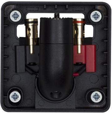 Monitor Audio V-Mount Vægbeslag til Vecta V240 og V240-LV Sort forside uden cover/front without cover