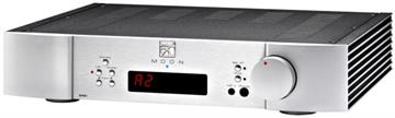 Moon 340i X Neo Integreret forstærker med XLR og DAC profil forside/front sølv