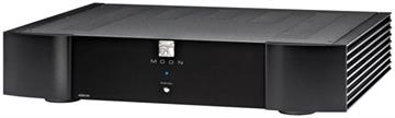 Moon 400M Neo 1-kanals monoblok effektforstærker profil forside/front sort