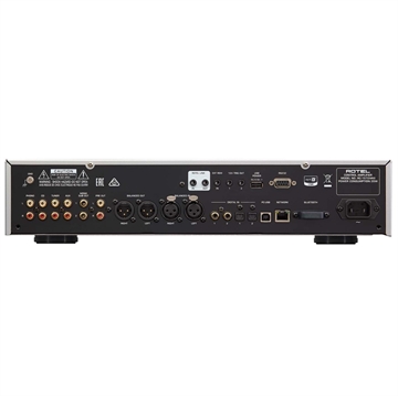 Rotel RC-1572 MK2 Sølv Forforstærker med DAC Bagside