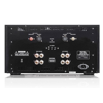Rotel RB-1590 Sort 2-kanals effektforstærker Bagside