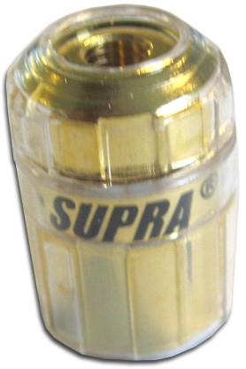 Supra CombiCon Body M6 Sort højttalerstik forside/front