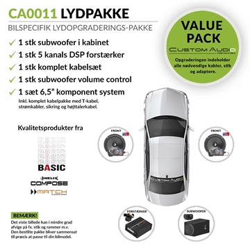 ATF-0011 - Bilspecifik Advanced Upgrade lydpakke