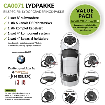 ATF-0071 - Bilspecifik Premium Upgrade lydpakke