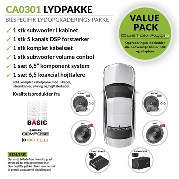 ATF-0301 - Bilspecifik Advanced Upgrade lydpakke