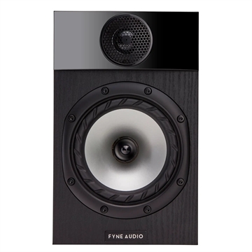 Fyne Audio F300 Kompakt højttaler i Sort ask Forside/front uden højttalergitter