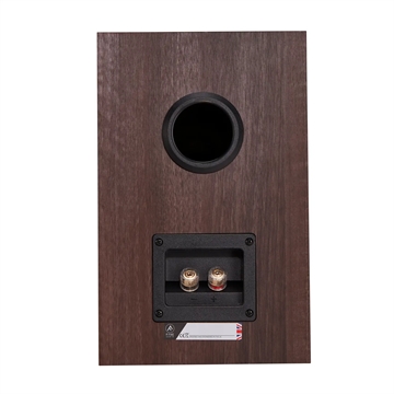 Fyne Audio F301 Kompakt højttaler i valnød Bagside/back