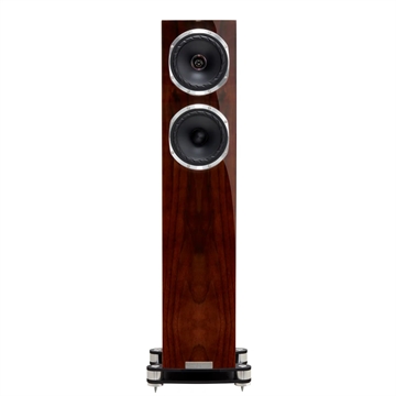 Fyne Audio F501SP Gulvhøjttaler i Piano valnød Forside/front uden højttalergitter