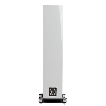 Fyne Audio F501SP Gulvhøjttaler i Piano hvid Bagside/back
