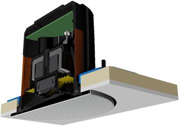 Monitor Audio CFB3-KIT Retro Fit monteringskit til CF230 og ICS-8 profil forside/front