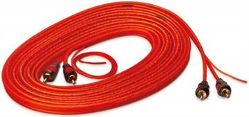 Phono kabel med remote kabel 5 meter Tredobbelt skærmning forside/front