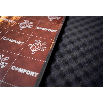 Comfort Mat Soft Wave 15 mm Grå blød æggebakkeskum Bagside