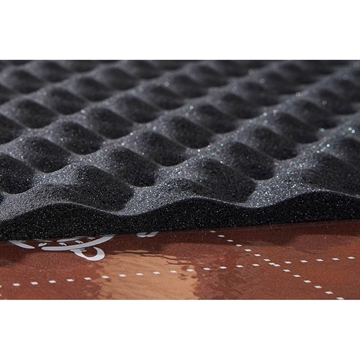 Comfort Mat Soft Wave 15 mm Grå blød æggebakkeskum Side