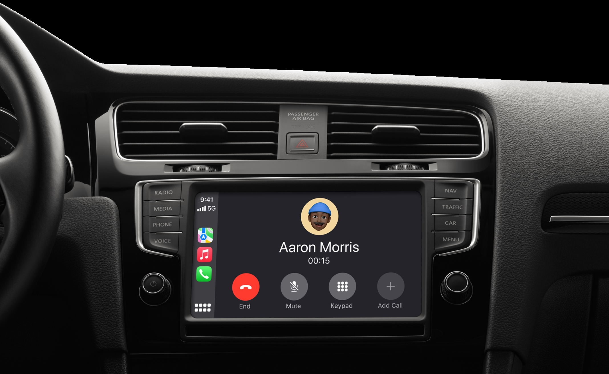 Apple Carplay med Custom Audio