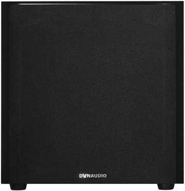 Dynaudio Sub 3 Sort 9" Aktiv subwoofer forside/front med gitter