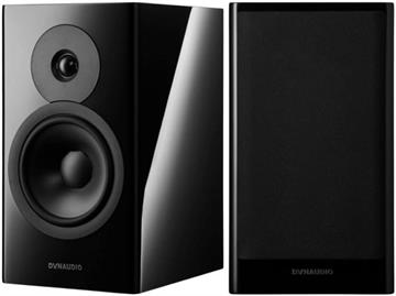 Dynaudio Evoke 20 Sort højglans Kompakt højttalersæt profil forside/front