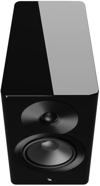 Dynaudio Focus 10 Sort højglans Aktiv kompakt højttalersæt top