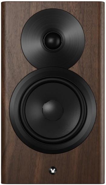 Dynaudio Focus 10 Valnød Aktiv kompakt højttalersæt forside/front