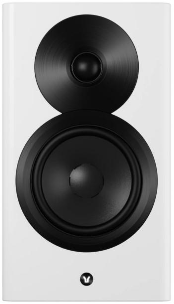 Dynaudio Focus 10 Hvid højglans Aktiv kompakt højttalersæt forside/front