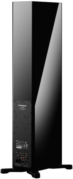 Dynaudio Focus 30 Sort højglans Aktiv gulvhøjttalersæt bagside/back