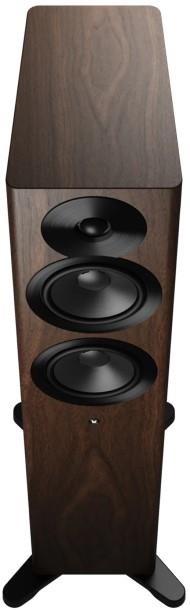 Dynaudio Focus 30 Valnød Aktiv gulvhøjttalersæt top